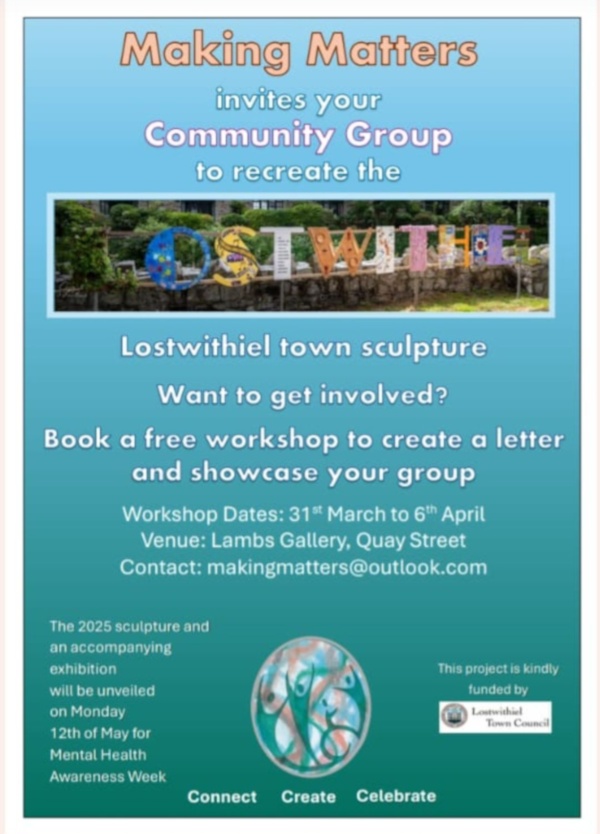 Recreate the Lostwithiel Town Sculpture 