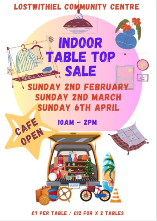 Indoor Table Top  Sale (April)