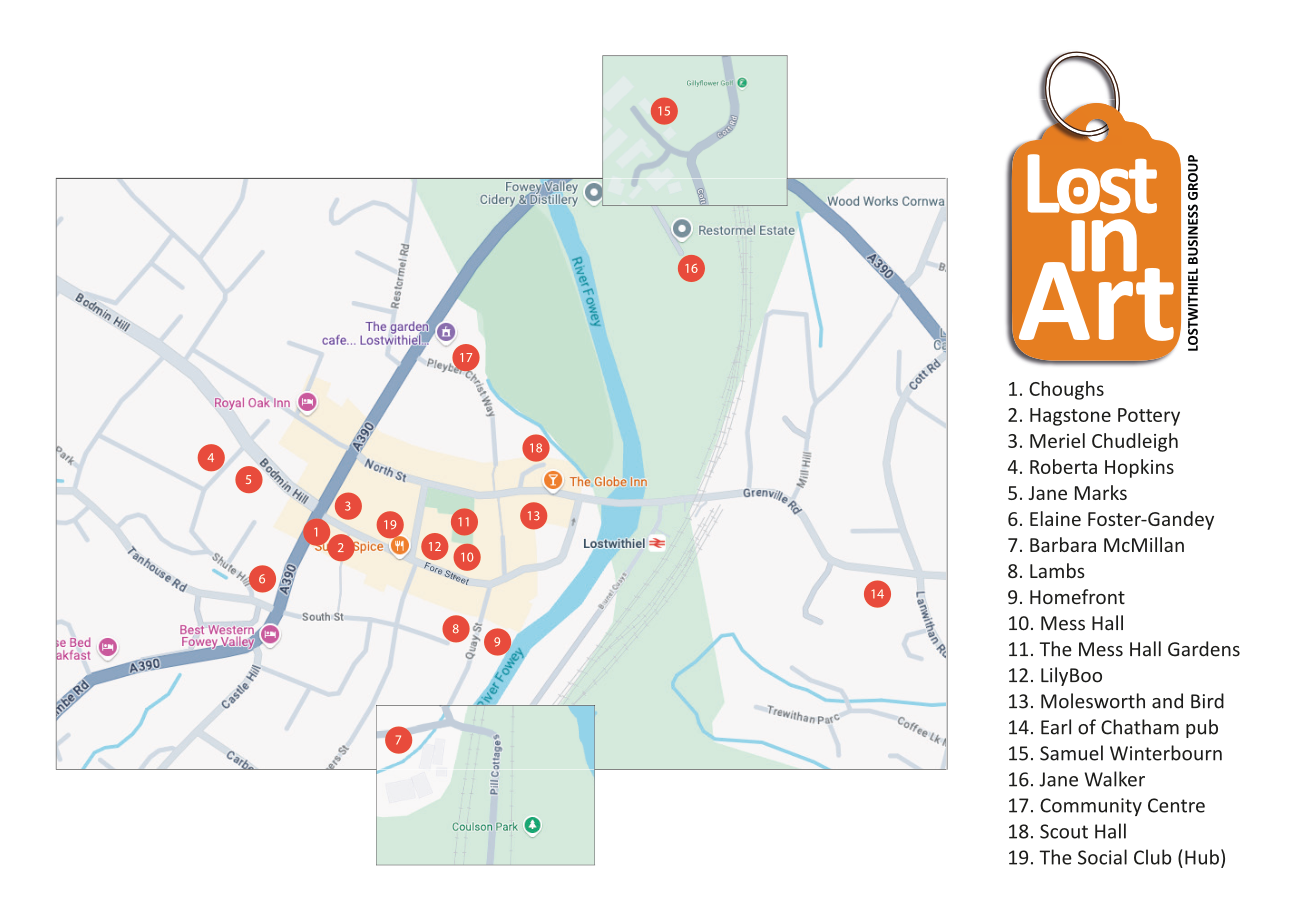 Lost In Art map